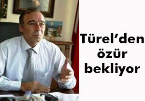 Ömer Melli, Menderes Türel'den özür bekliyor