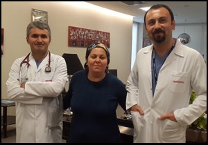 Ceviz büyüklüğündeki tiroid dokusu kalbinden çıkarıldı