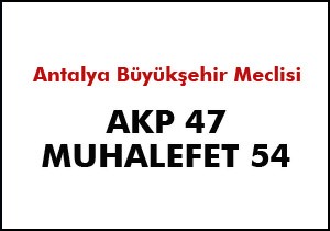 Antalya Büyükşehir'de kaç meclis üyesi var