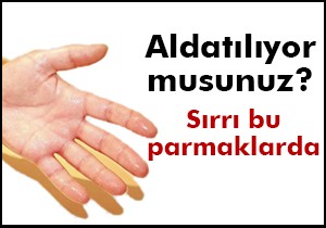 Yüzük parmağı işaret parmağından uzunsa...