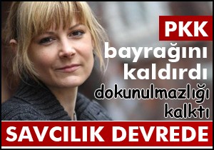 PKK bayrağını kaldırdı dokunulmazlığı kalktı