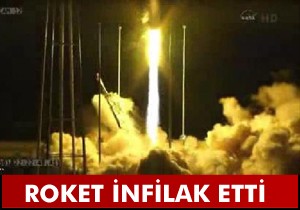 NASA'nın roketi infilat etti