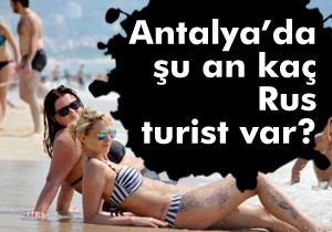 Kaç Rus turist var?