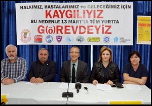 13 Mart'ta sağlık çalışanları g(ö)revde