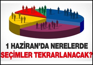1 Haziran'da seçim var