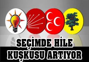 Seçimde hile kuşkusu artıyor
