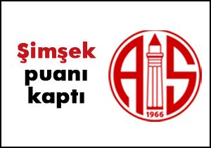 Şimşek Trabzon'dan puanı aldı