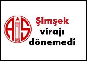 Şimşek'in Antep'te eli boş