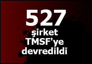 527 şirket TMSF'ye geçti