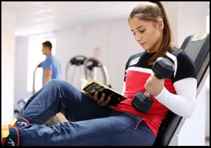 Önce okuyor sonra spor yapıyorlar