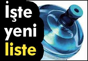 İşte damacanada yeni liste