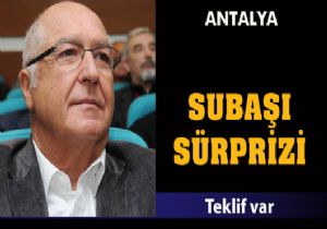Hasan Subaşı'dan adaylık freni