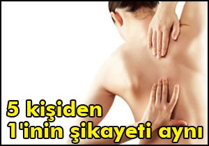 5 kişiden 1'inin şikayeti aynı