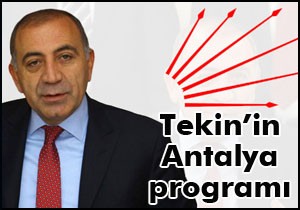 Gürsel Tekin Antalya'da
