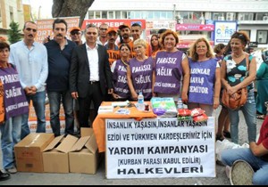 Ümit Uysal'dan IŞİD mağdurlarına destek