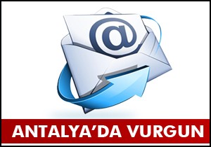 Antalya'da vurgun