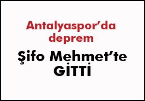 Şifo Mehmet'te gitti
