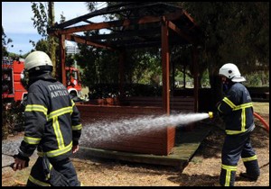 Beachpark'ta yangın