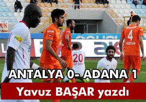ANTALYASPOR YİNE KAZA YAPTI