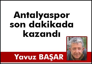 Antalyaspor'dan altın vuruş
