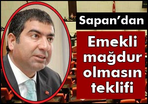 Yıldıray Sapan'dan kanun teklifi