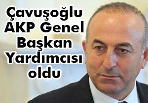 Çavuşoğlu AKP Genel Başkan Yardımcısı oldu