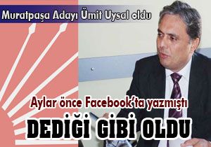 CHP'nin Muratpaşa adayı Ümit Uysal