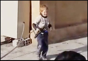 IŞİD'in eğittiği 5 yaşındaki çocuk!