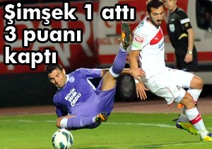 Şimşek 1 attı 3 puanı kaptı